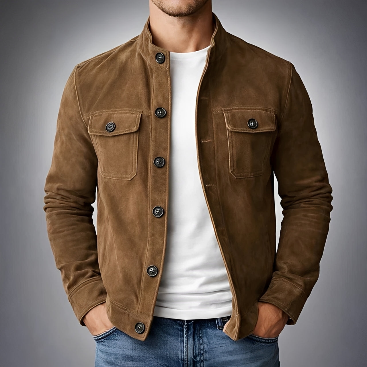 Gideon - Casual Button-Down Jacket