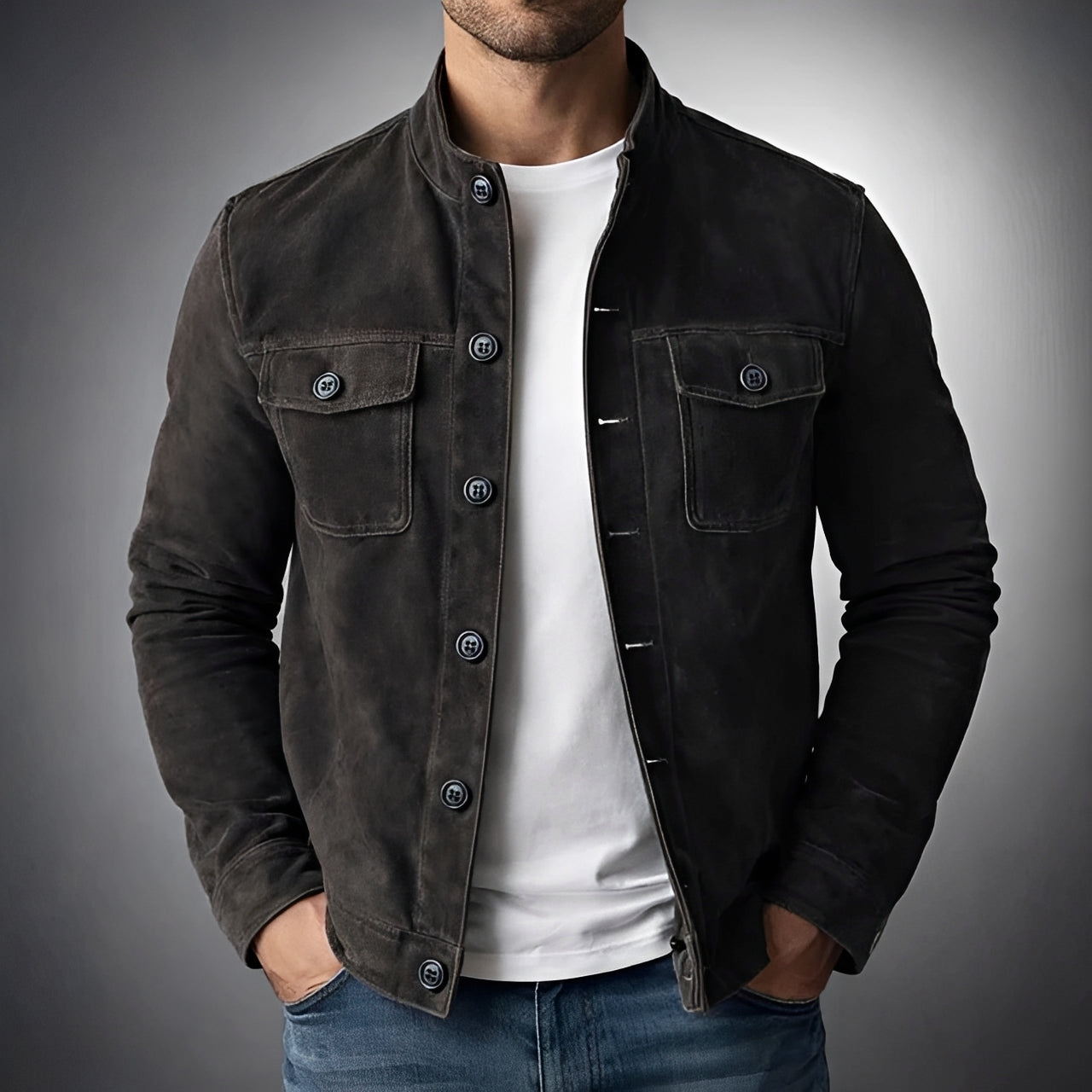 Gideon - Casual Button-Down Jacket