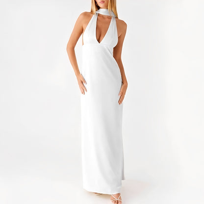 Amelie - Halter Neck Maxi Dress