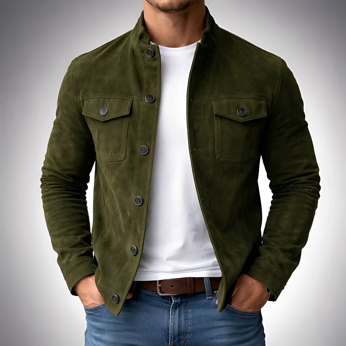 Gideon - Casual Button-Down Jacket