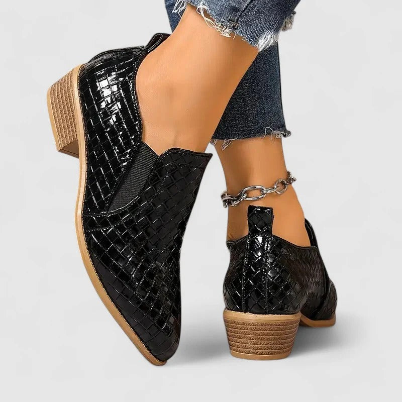Ellie - Pointed Toe Chunky Loafers