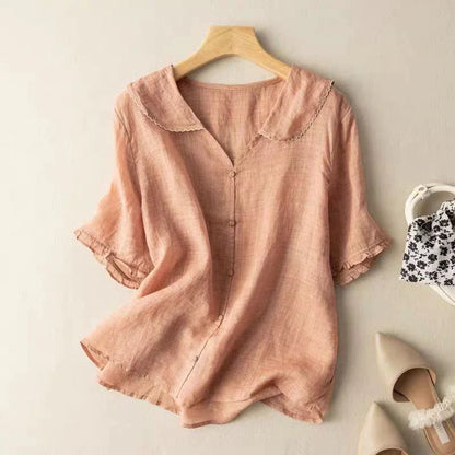 Kristi- Elegant Women's Summer Blouse