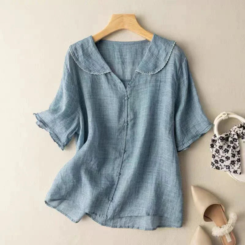 Kristi- Elegant Women's Summer Blouse