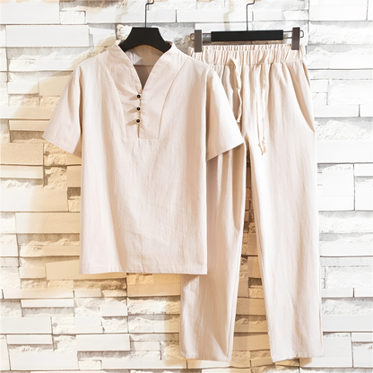 Cyril - Men's shirt and pants set - for warm weather