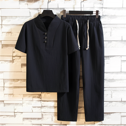Cyril - Men's shirt and pants set - for warm weather