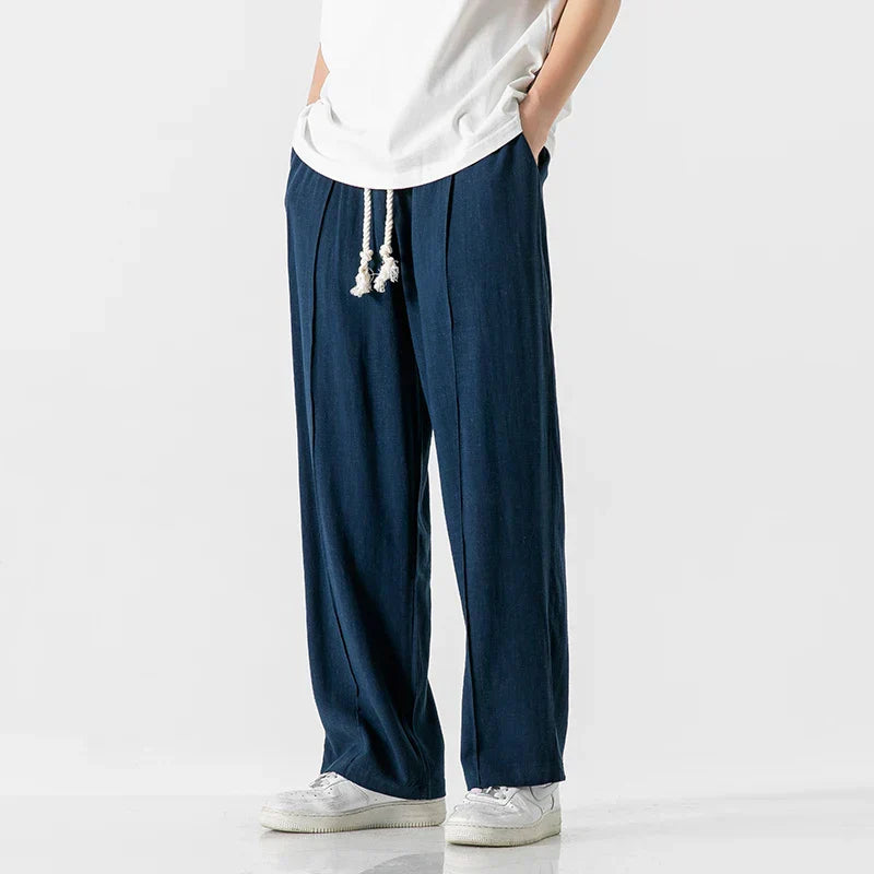 Ezra - pants with stretch waistband
