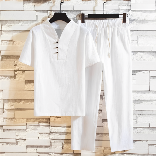 Cyril - Men's shirt and pants set - for warm weather