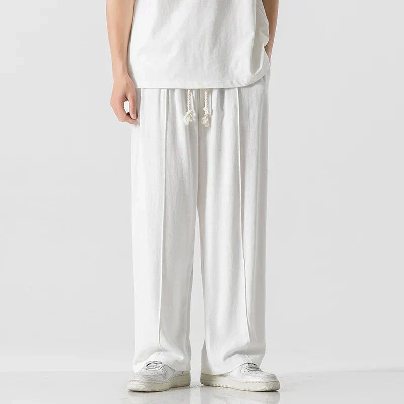 Ezra - pants with stretch waistband