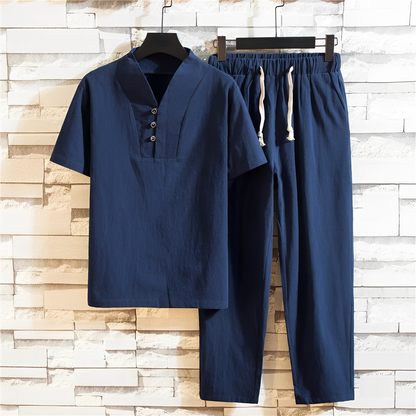 Cyril - Men's shirt and pants set - for warm weather