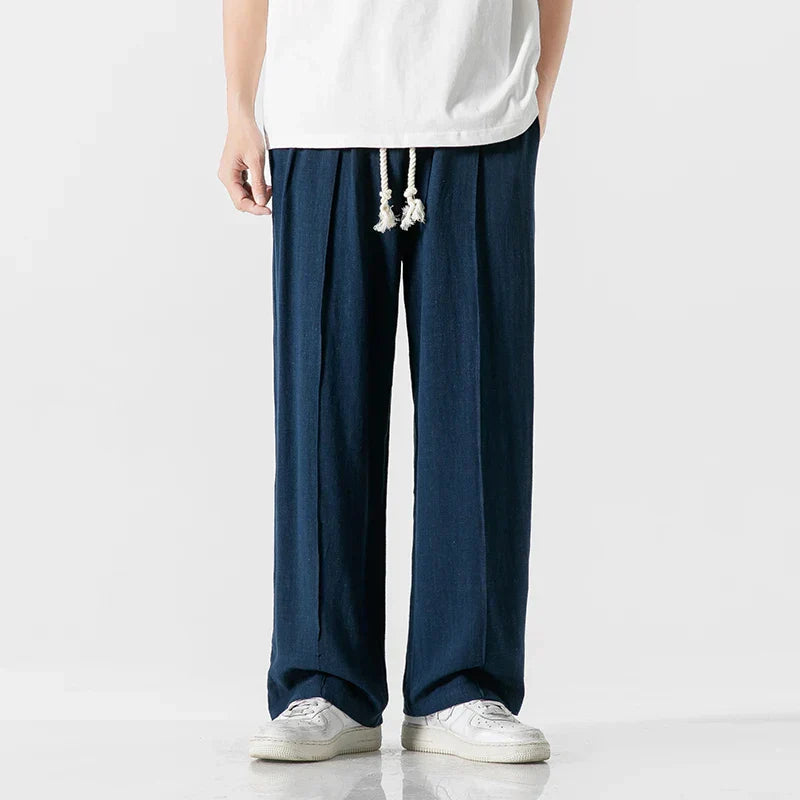 Ezra - pants with stretch waistband