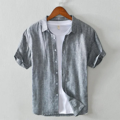 James - short-sleeve shirt with front buttons