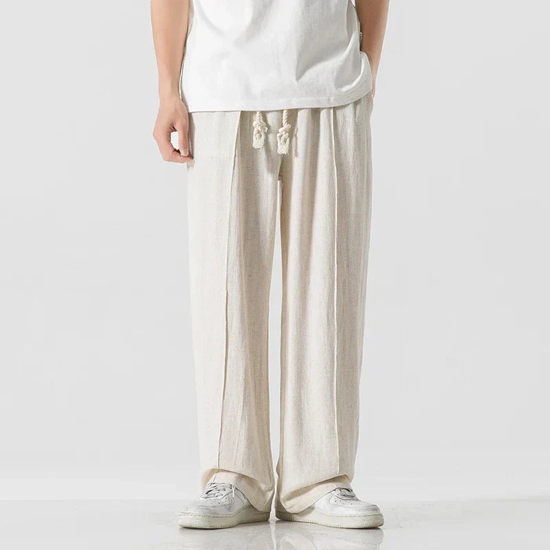 Ezra - pants with stretch waistband