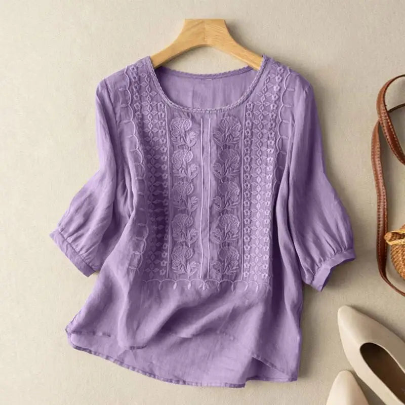 Sonia – Elegant Women's Lace Blouse