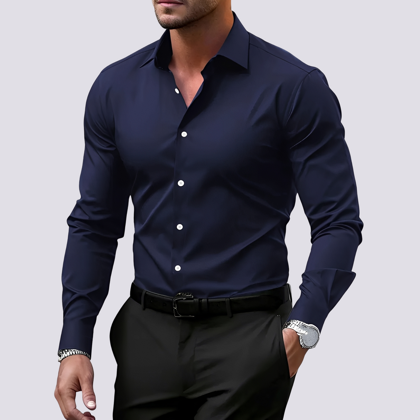 Jamin - Casual Long Sleeve Shirt