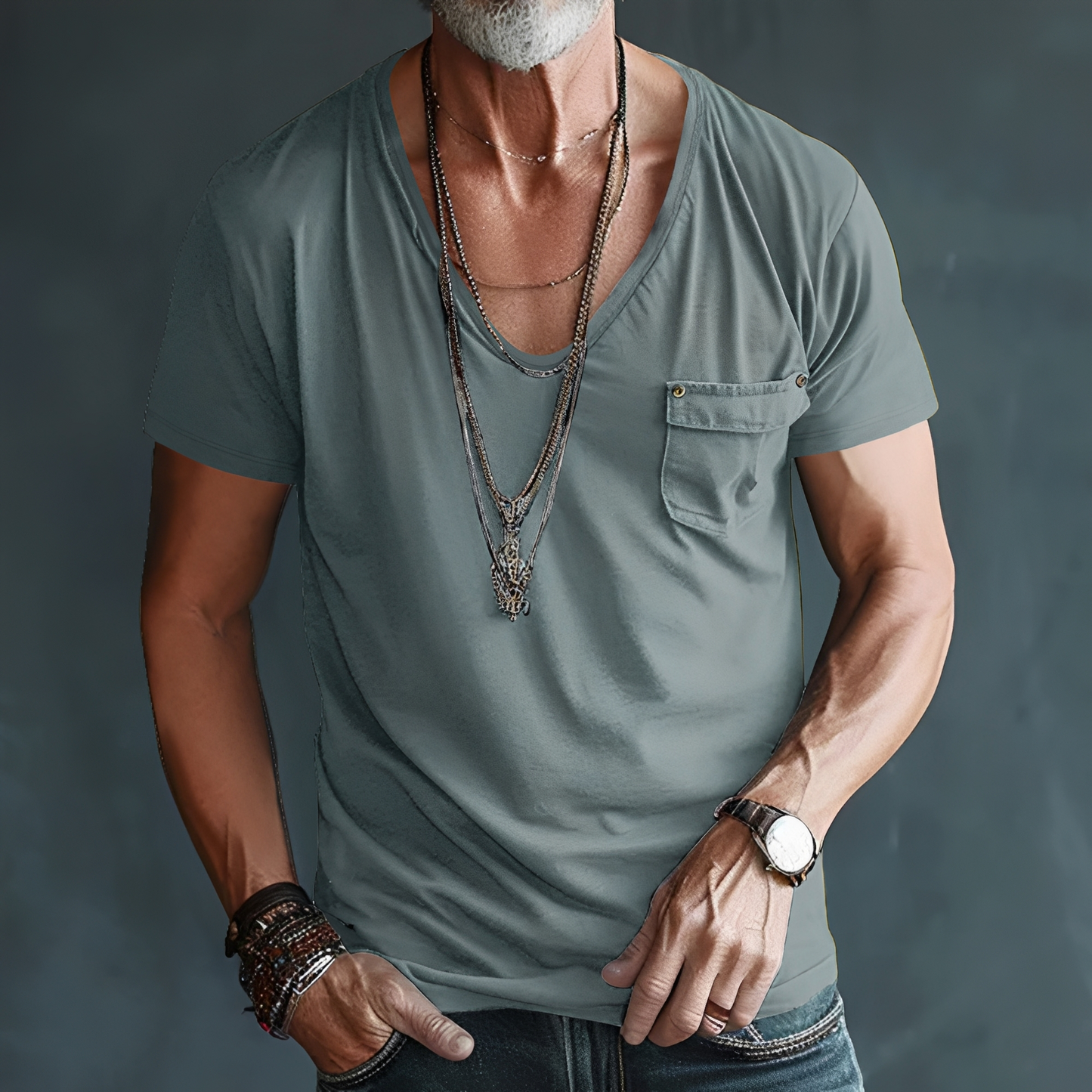 Eddie – Men's T-shirt – Casual and laid-back