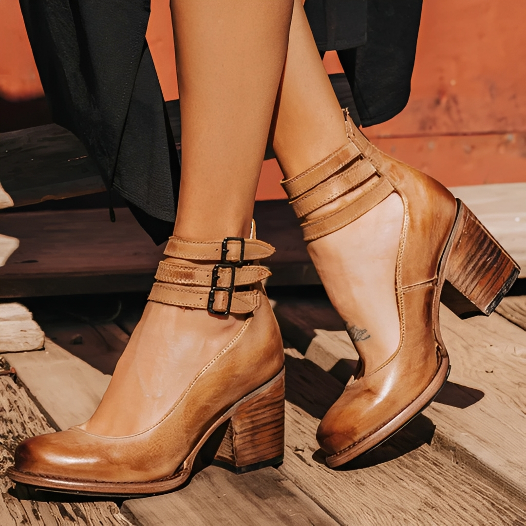 Verona - Classic Vintage Heel Shoes