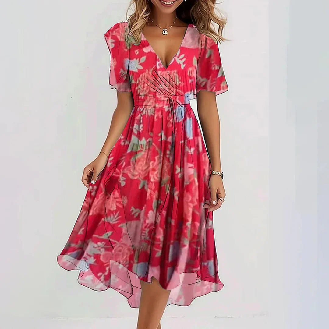 Connie – Elegant Women's Wrap Dress