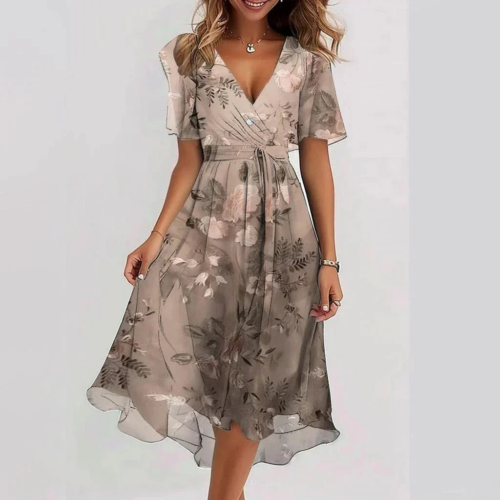 Connie – Elegant Women's Wrap Dress
