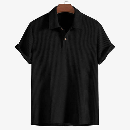 Aria - short-sleeved polo with buttons