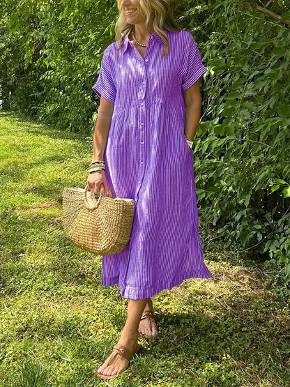 Corinne – Elegant Women's Shirt Dress