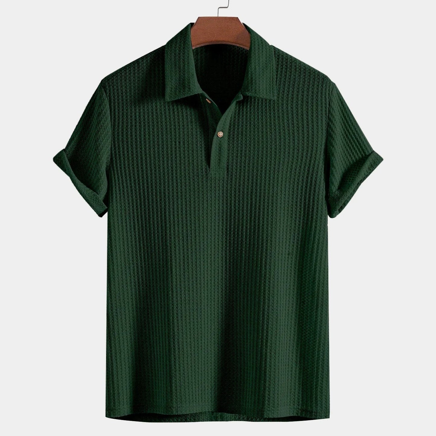 Aria - short-sleeved polo with buttons