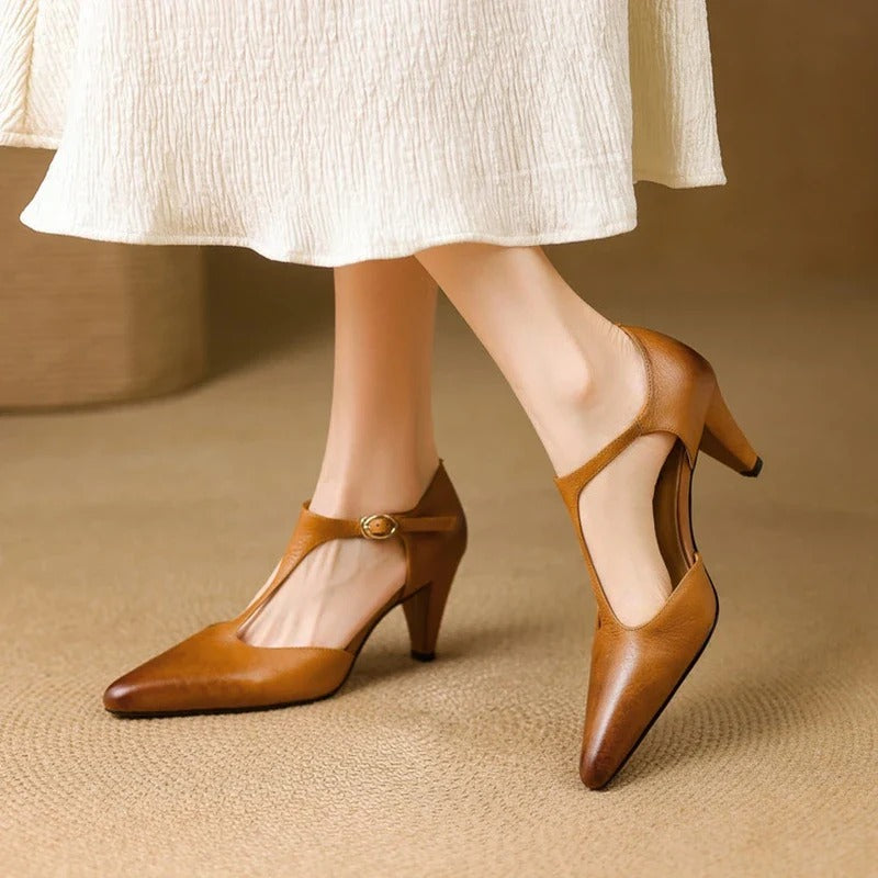 Jennie - Classic Closed Toe Heels
