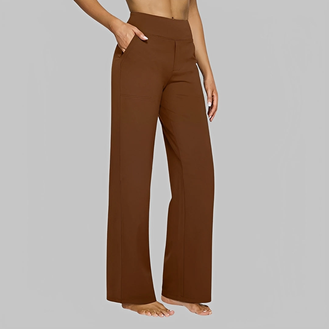 Salma - High-Waisted Casual Pants