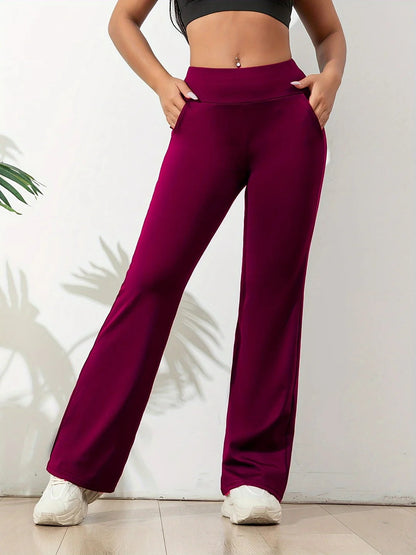 Lucia - Casual High Waist Flared Pants