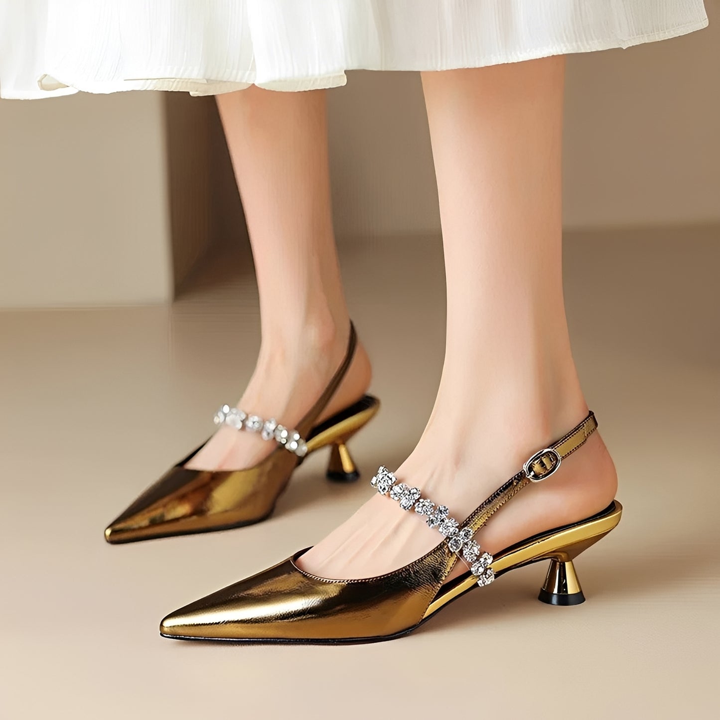 Rhian - Stylish Pointed Toe Heels