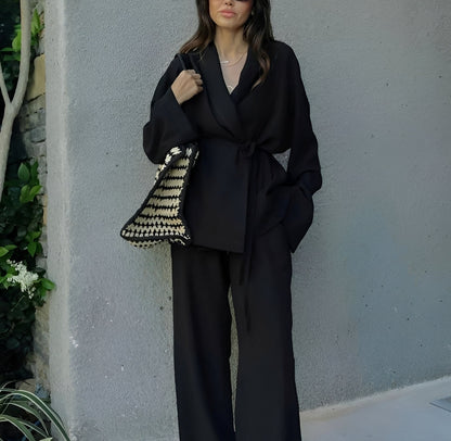 Patricia - Double Buttoned Two-piece Outfit