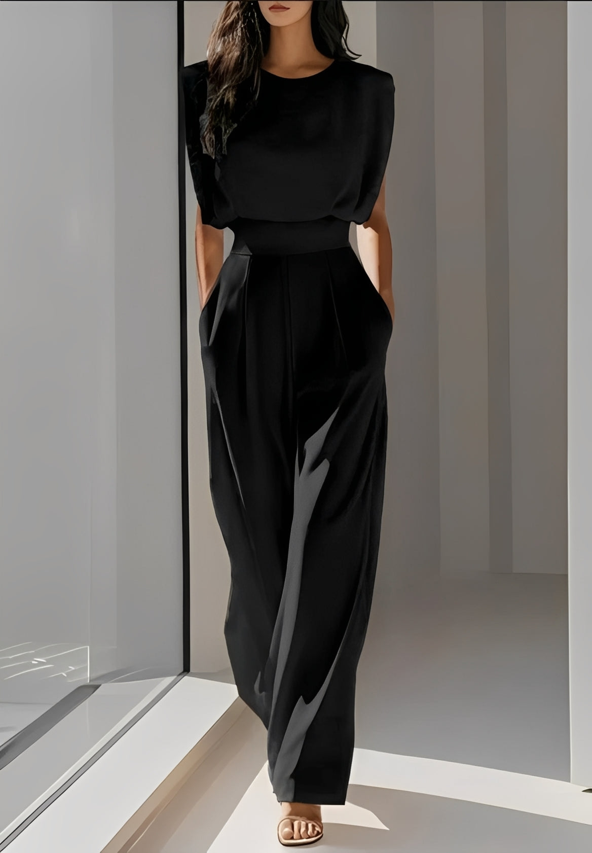 Bernice - Casual Sleeveless Jumpsuit