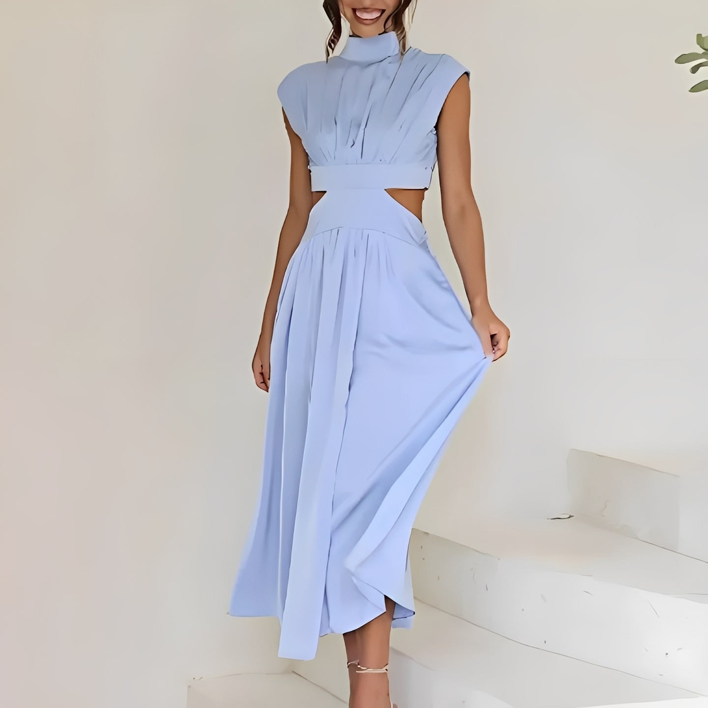 Isabella - Modern Sleeveless Dress