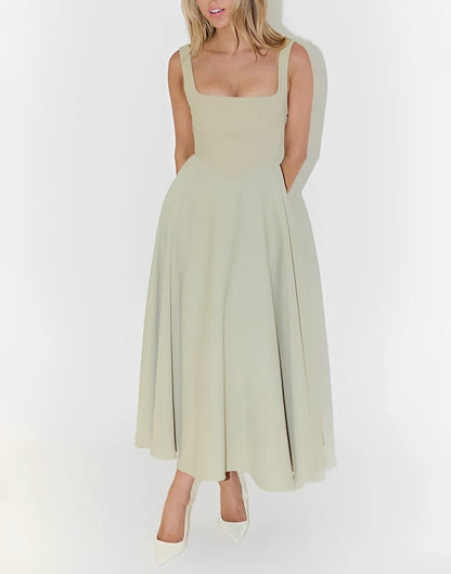 Shelley - Sleeveless Midi Dress