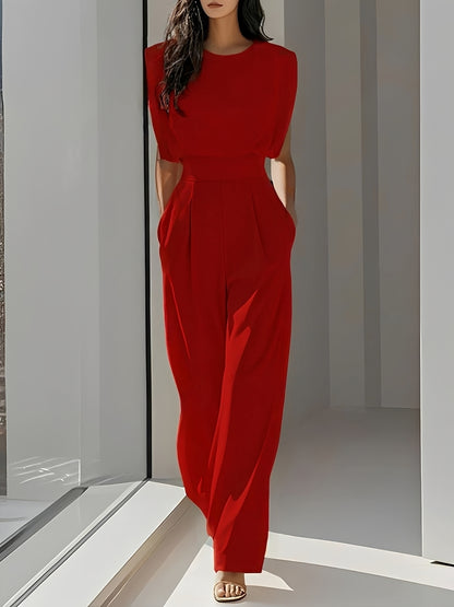 Bernice - Casual Sleeveless Jumpsuit