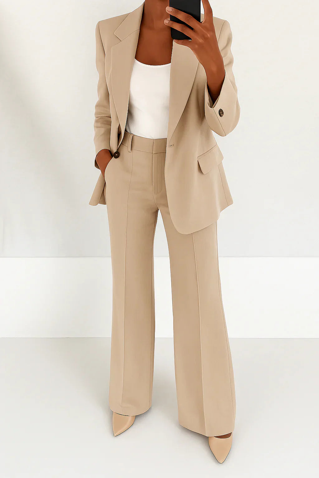 Julie- Elegant Women's Pantsuit Set