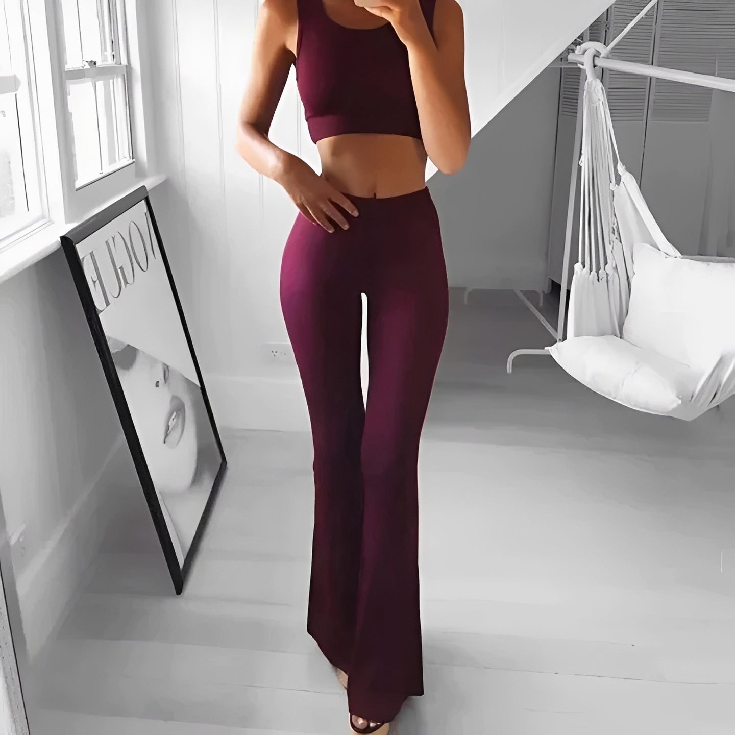 Keiran - Stylish Slim Flared Trousers