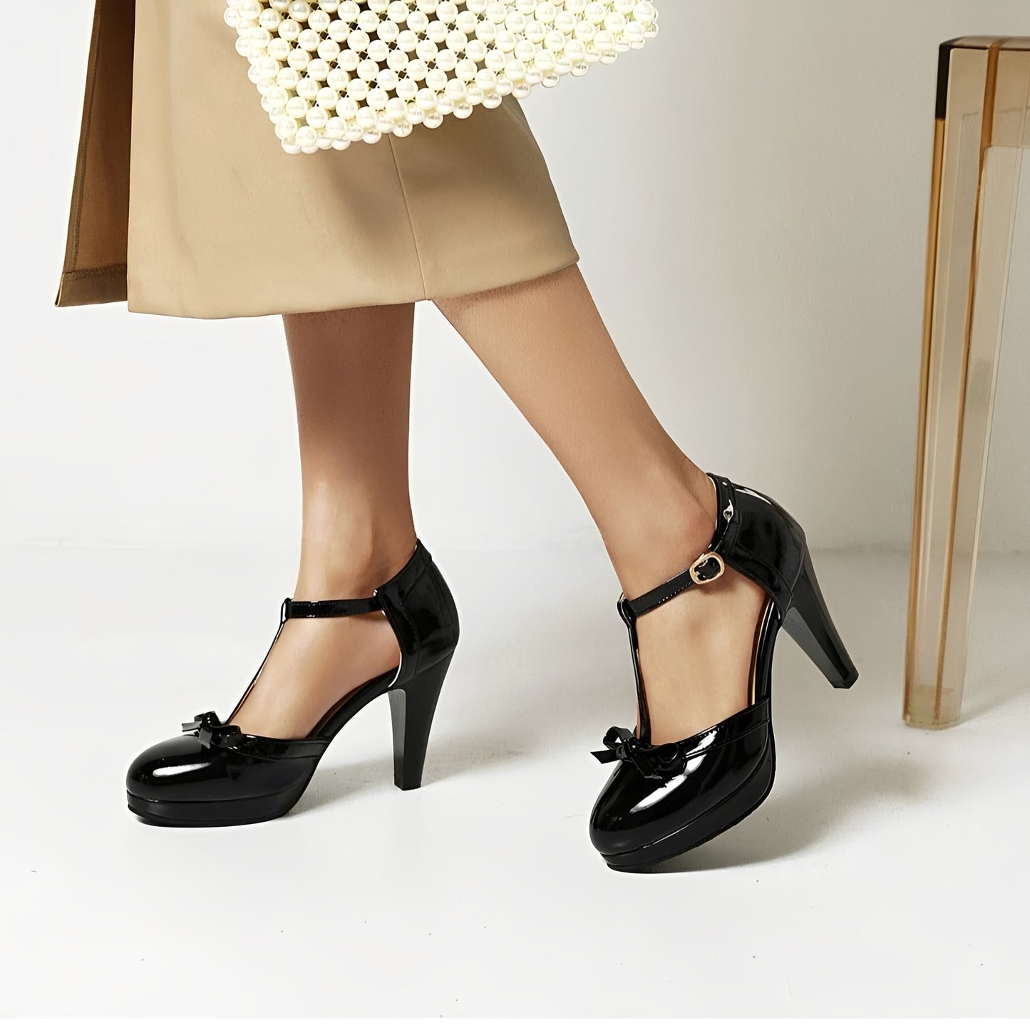 Matteo - Stylish Heels with Bow
