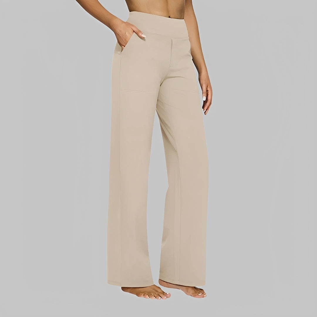 Salma - High-Waisted Casual Pants