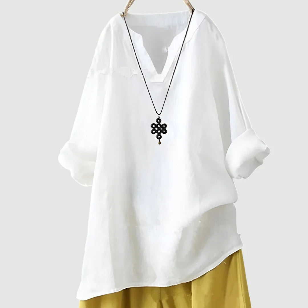 Nicole – Elegant Women's Tunic Blouse